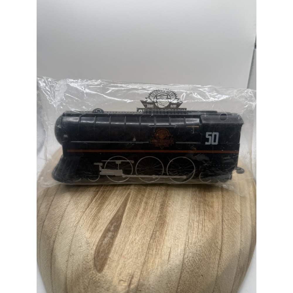 Whataburger Fresh Express Train 2000 Toy Black Locomotive Sealed
